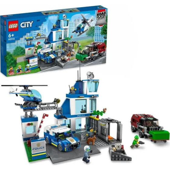 Конструктор пластиковый Lego City Пост Полиции (60316)