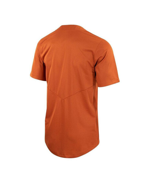 Men's and Women's Texas Orange Texas Longhorns Two-Button Replica Softball Jersey