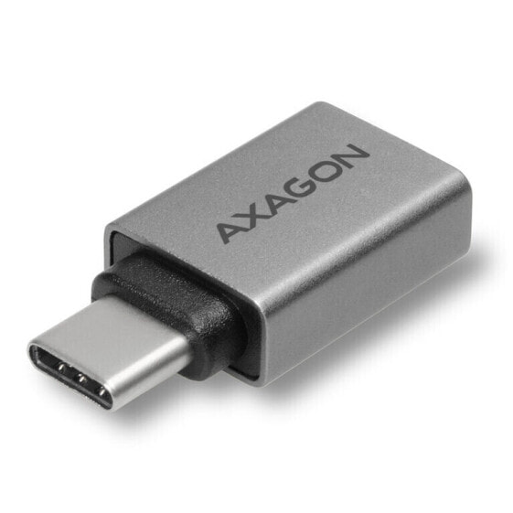 AXAGON USB-C 3.1 M auf USB-A F Adapter, Aluminium - schwarz