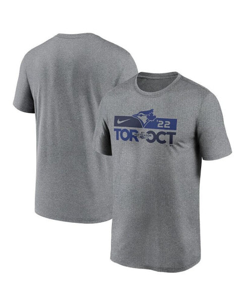 Футболка Nike мужская Торонто Blue Jays 2022 Postseason Heather Charcoal