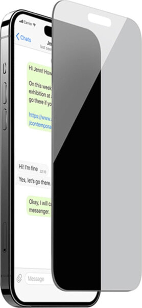 Puro Puro Privacy Tempered Glass - Szkło ochronne hartowane z filtrem prywatyzującym iPhone 15 Pro