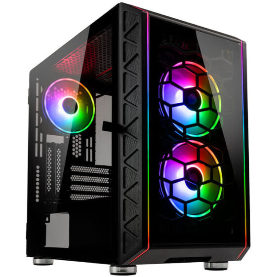 Kolink Citadel Glass SE ARGB Micro-ATX Gehäuse - schwarz