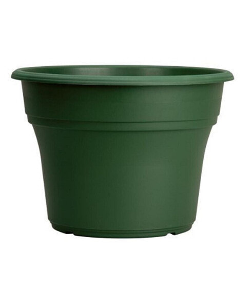 HC Companies Panterra Round Planter Plastic Pot Outdoor Plants 10in