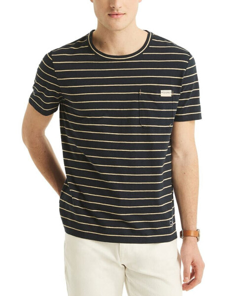 Nautica Men's Classic-Fit Stripe Pocket T-Shirt