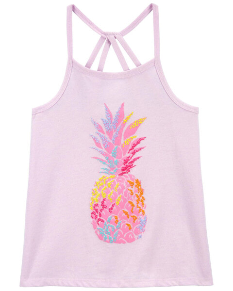 Kid Pineapple Graphic Tank 5