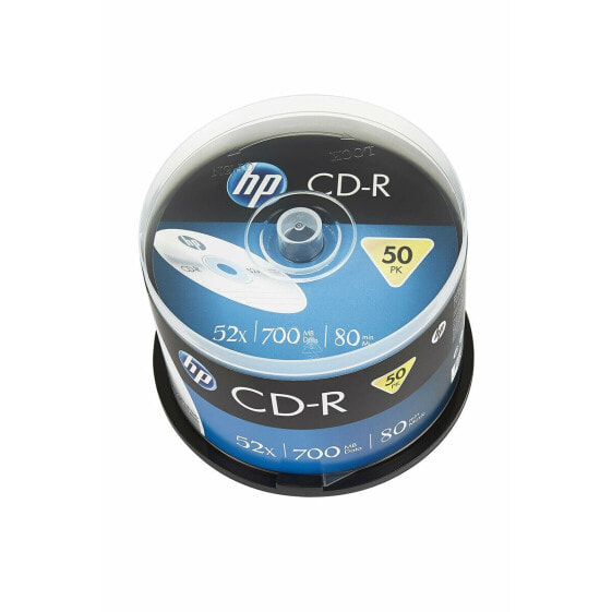 CD-R HP 50 штук 700 MB 52x