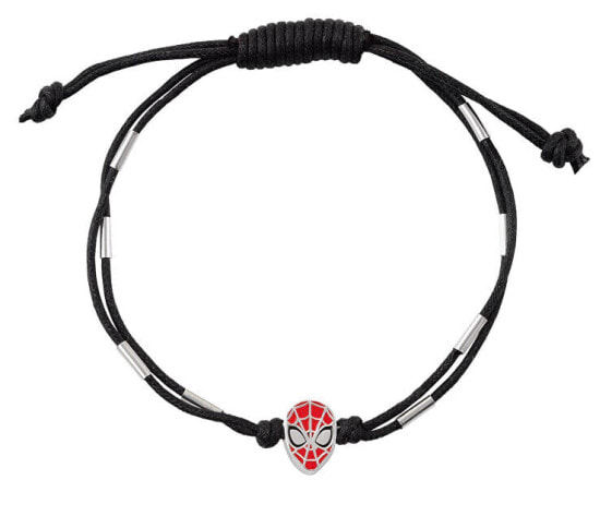 Spider Man Marvel Double Black Textile Bracelet BS00086RL.CS