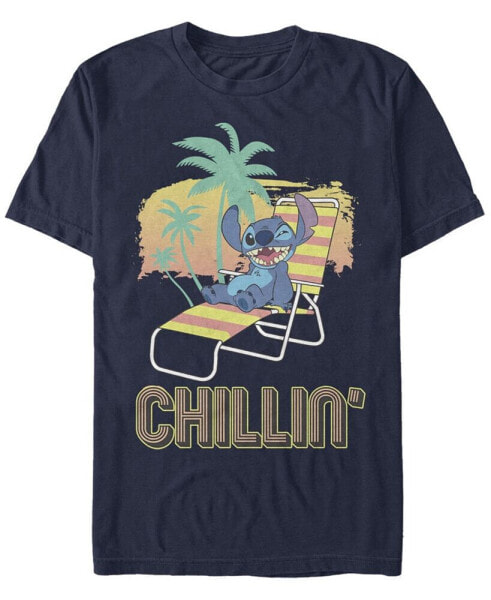 Men's Lilo Stitch Stitch Chillin Short Sleeve T-shirt