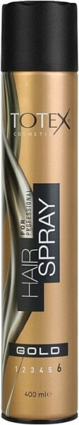 Totex Cosmetic Hair Spray Gold 6