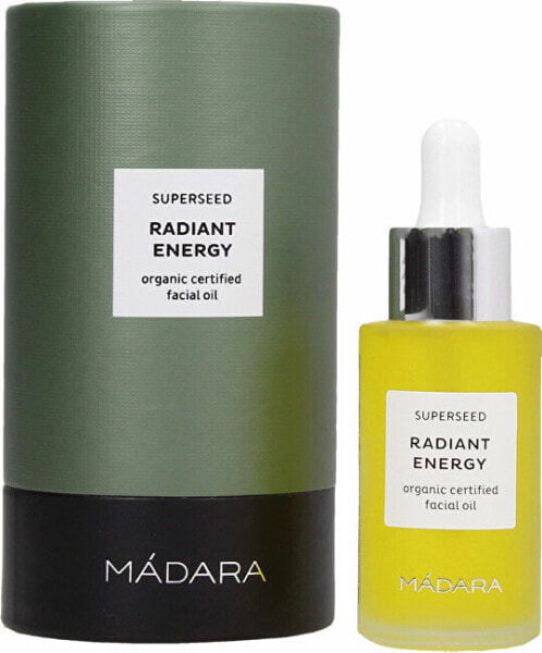 Масло для лица сертифицированное органическое Superseed Radiant Energy (30 мл) от бренда Madara