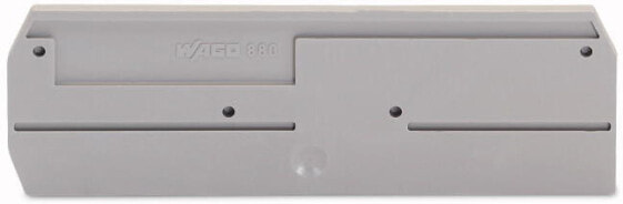 WAGO 880-344 - Terminal block separator - Grey - 2.5 mm - 86.7 mm - 28.6 mm - 4.4 g