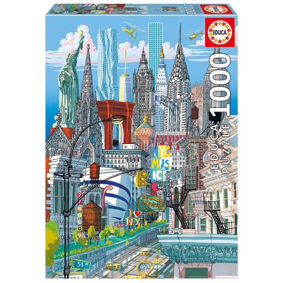 EDUCA BORRAS 1000 New York Carlo Stanga Puzzle