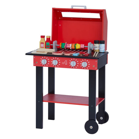 Kinder Holz BBQ Grill Playset