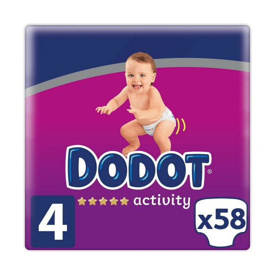 Подгузники одноразовые Dodot Dodot Activity 9-14 кг 58 штук