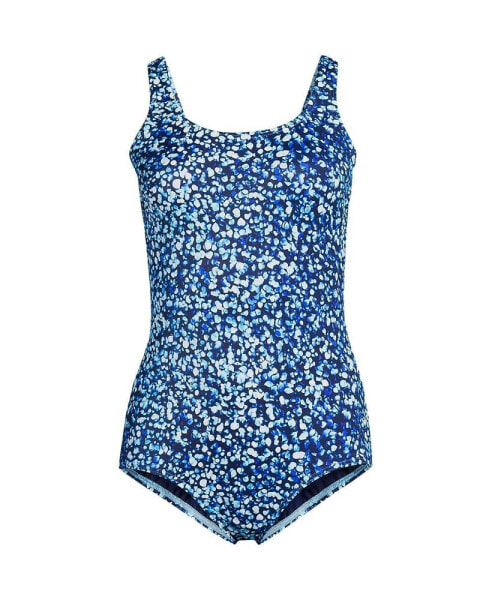 Women's DD-Cup Chlorine Resistant Soft Cup Tugless Sporty One Piece Swimsuit