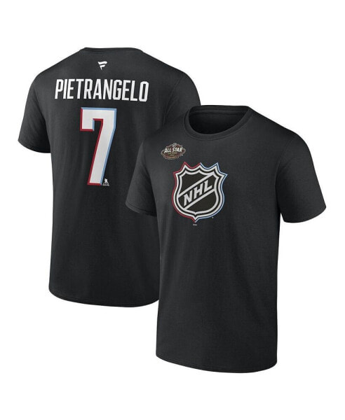 Men's Alex Pietrangelo Black Vegas Golden Knights 2022 NHL All-Star Game Name and Number T-shirt