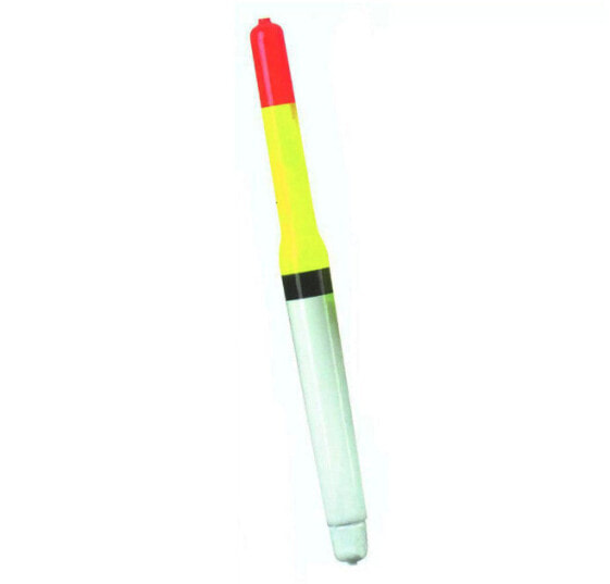 Little Joe Weighted Pole Float, 12", Fluorescent Orange/Yellow/White