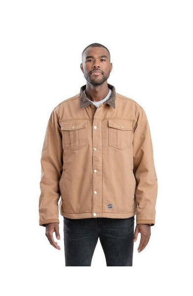 Big & Tall Vintage Washed Sherpa-Lined Work Jacket