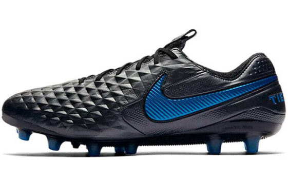 Бутсы футбольные Nike Tiempo Legend 8 Elite AG-Pro 低благородные черно-синие