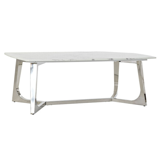 Кофейный столик DKD Home Decor Серебристый Мрамор Сталь Пластик 127 x 70 x 43 cm