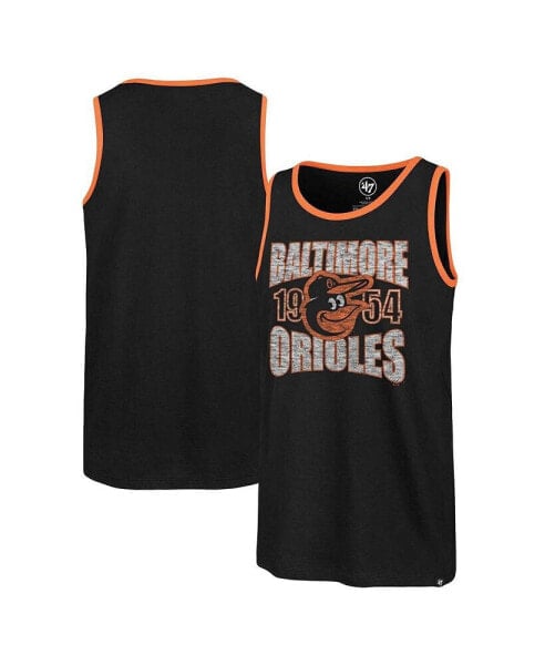 Men's Black Baltimore Orioles Upload Franklin Tank Top