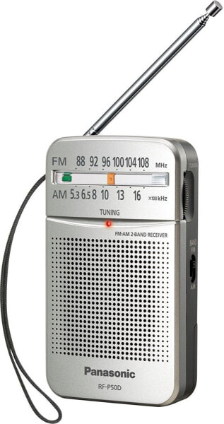 Radio Panasonic Radioodtwarzacz przenośne Panasonic RF-P50DEG-S (kolor srebrny)