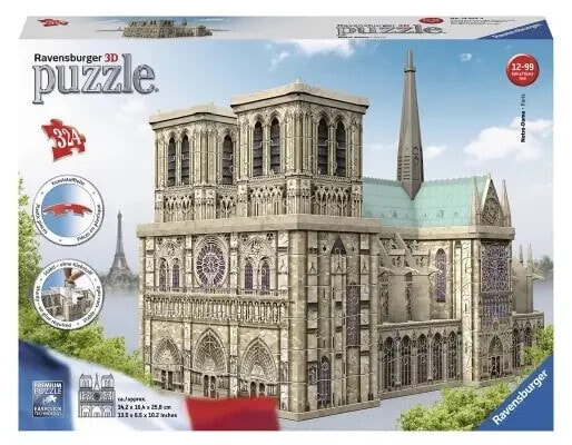 Пазл 3D Notre Dame de Paris Ravensburger 324 детали