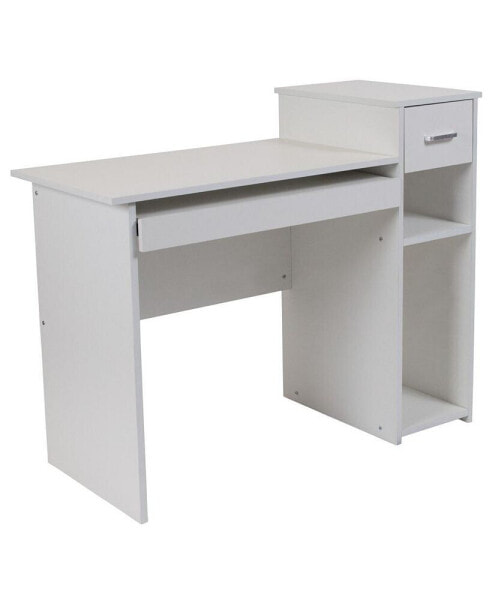 Desk With Shelves And Drawer