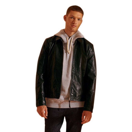 SUPERDRY Indie Coach leather jacket