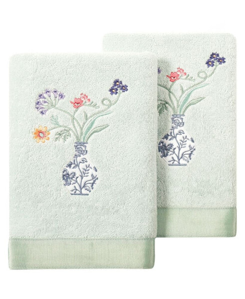 Textiles Turkish Cotton Stella Embellished Towel Set, 3 Piece
