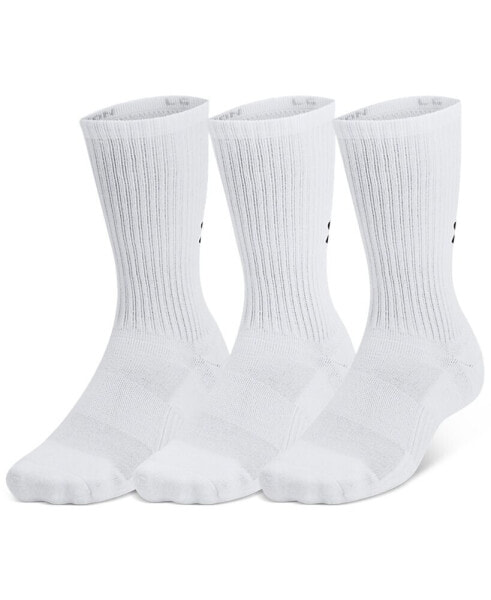 Men's Training Cotton 3-Pk. Moisture-Wicking Crew Socks