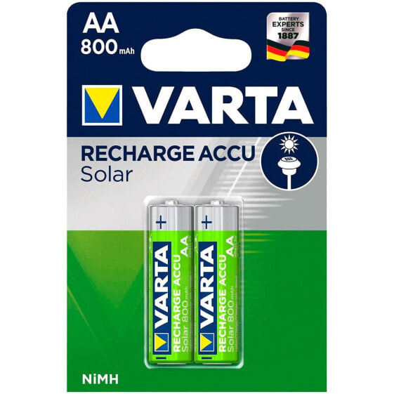 VARTA 1x2 Solar AA NiMH 800mAh Mignon Batteries