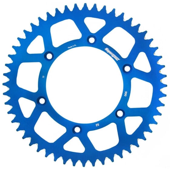 SUPERSPROX Aluminium 52D RAL990X52BLU rear sprocket