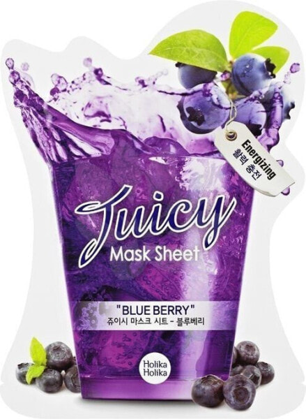 Holika Holika Juicy Mask Sheet Maska w płacie Blue Berry energizująca 1szt