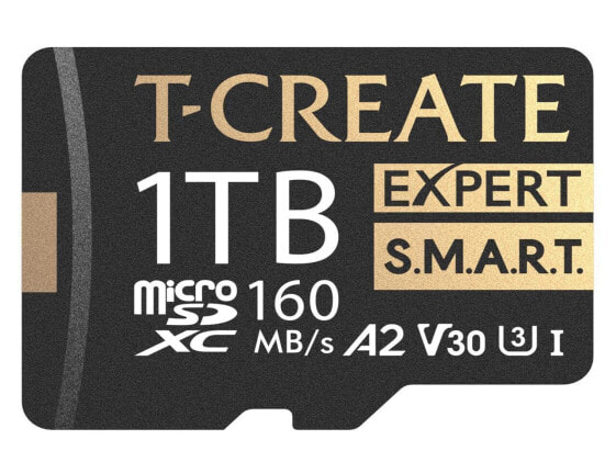 TEAMGROUP 1TB T-Create Expert S.M.A.R.T Monitored A2 microSDXC UHSI-I/U3 V30 4K