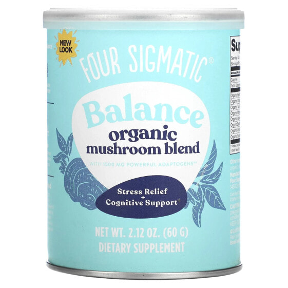 БАД Four Sigmatic Balance, органическая смесь грибов, без кофеина, 60 г