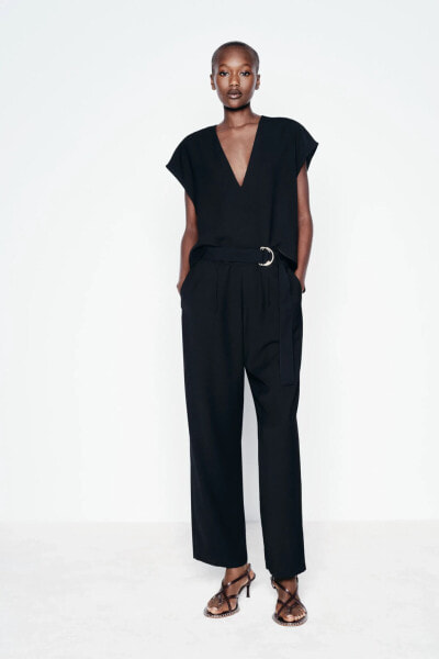 JUMPSUIT WITH BELT