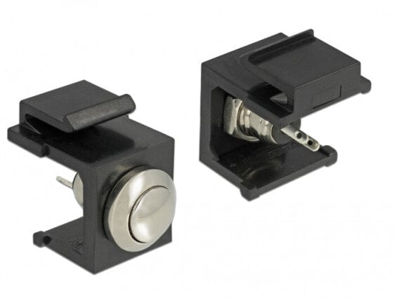 Delock 86402 - Keystone LED - Black,Stainless steel - 24 V - 1 A - 16.3 mm - 19.8 mm