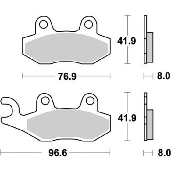 Тормозные накладки синтерованные Moto-Master для CAN AM 091921