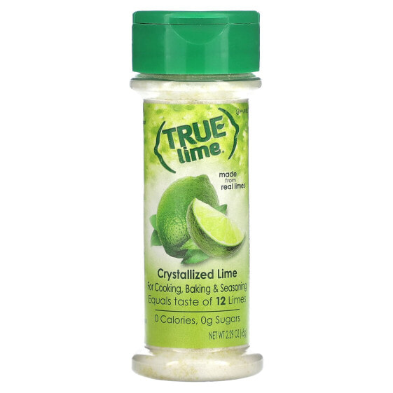 True Citrus, True Lime, кристаллизованный лайм, 65 г (2,29 унции)