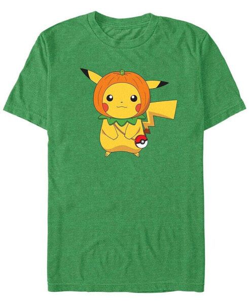 Men's Pokemon Pumpkin Hat Short Sleeves T-shirt