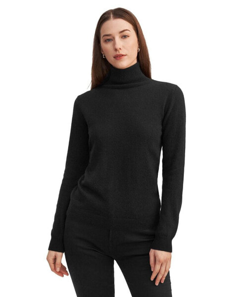 Women's Pure Cashmere Turtleneck Sweater For Women