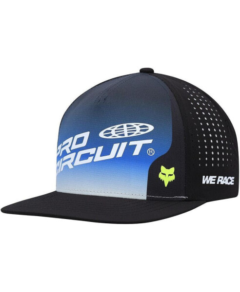 Men's Blue, Black Foyl Pro Circuit Adjustable Snapback Hat
