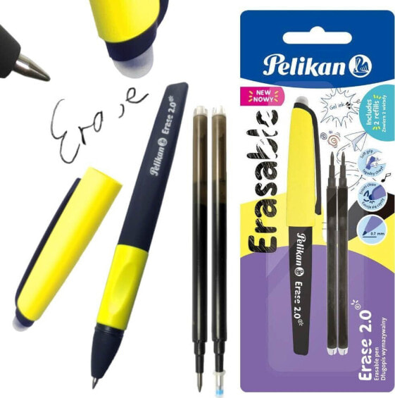 Ручка гелевая Pelikan Długopis wymazywalny Erase 2.0 0,7 мм, черная