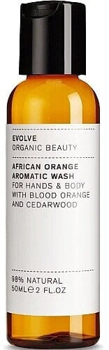 Flüssigseife für Hände und Körper Afrikanische Orange - Evolve Beauty African Orange Aromatic Wash 50 ml