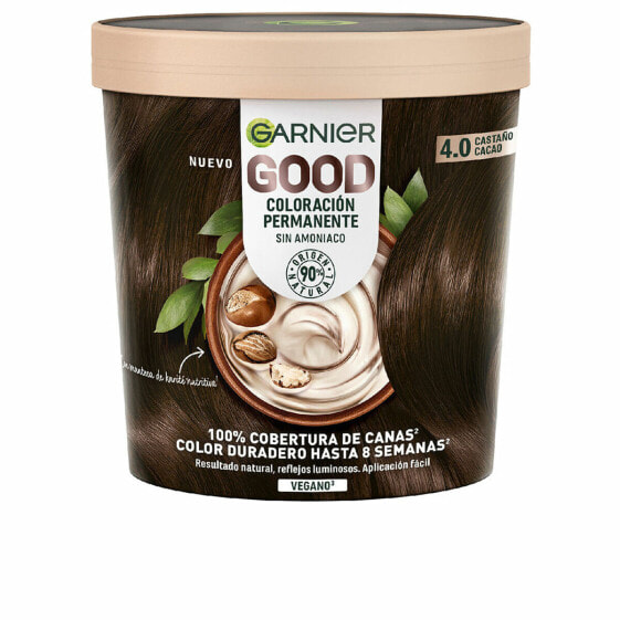 Постоянная краска Garnier Good Cocoa Каштановый Nº 4.0 (1 штук)