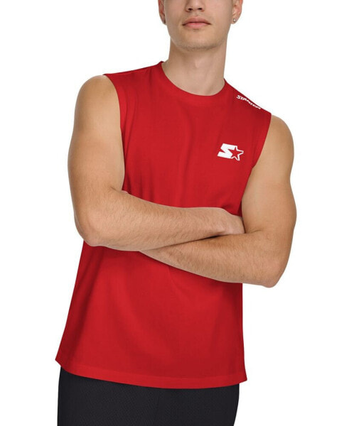 Men's Regular-Fit Logo Graphic Sleeveless T-Shirt