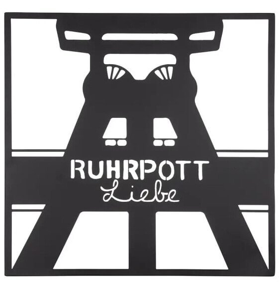 Metall Wandrelief "Ruhrpott Liebe"