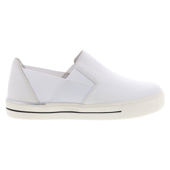 Ziera Adela ZR10664WHILE Womens White Wide Leather Lifestyle Sneakers Shoes