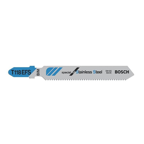 BOSCH PROFESSIONAL T 118 EFS Basic Inox Jig Saw Blade 5 Units